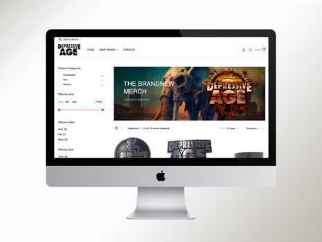 Homepage: eShop DEPRESSIVE AGE